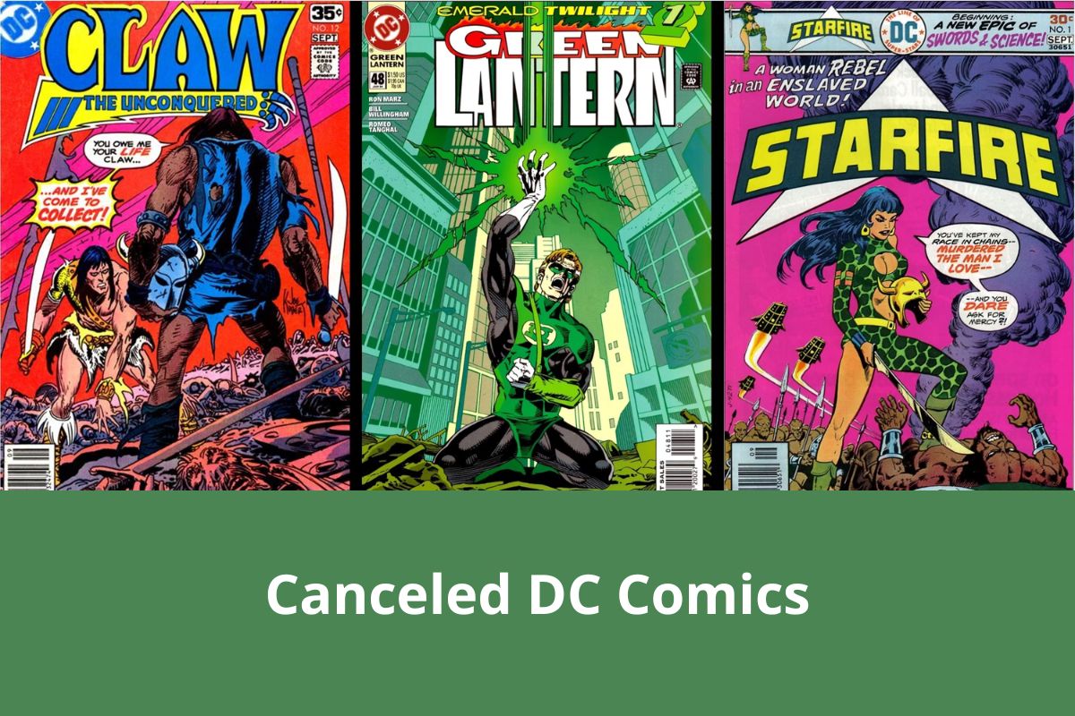 Canceled DC Comics