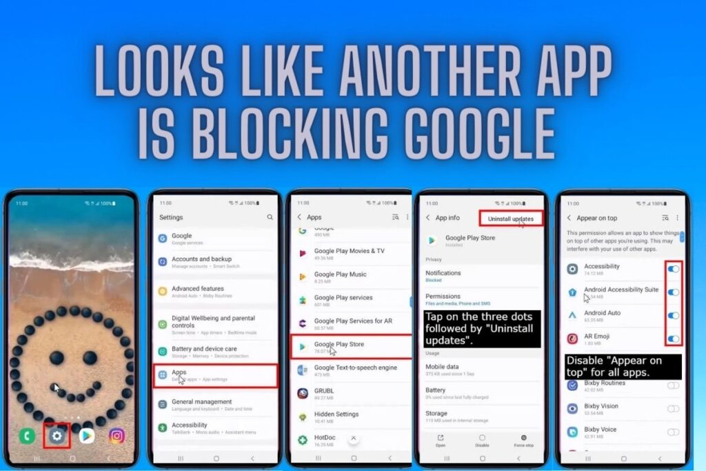 How to Fix “Looks like another app is blocking access to Google Play”