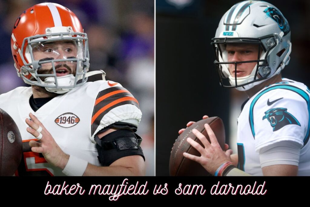 baker mayfield vs sam darnold