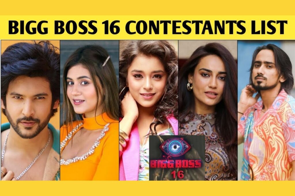 Bigg Boss Season 16 Contestants List