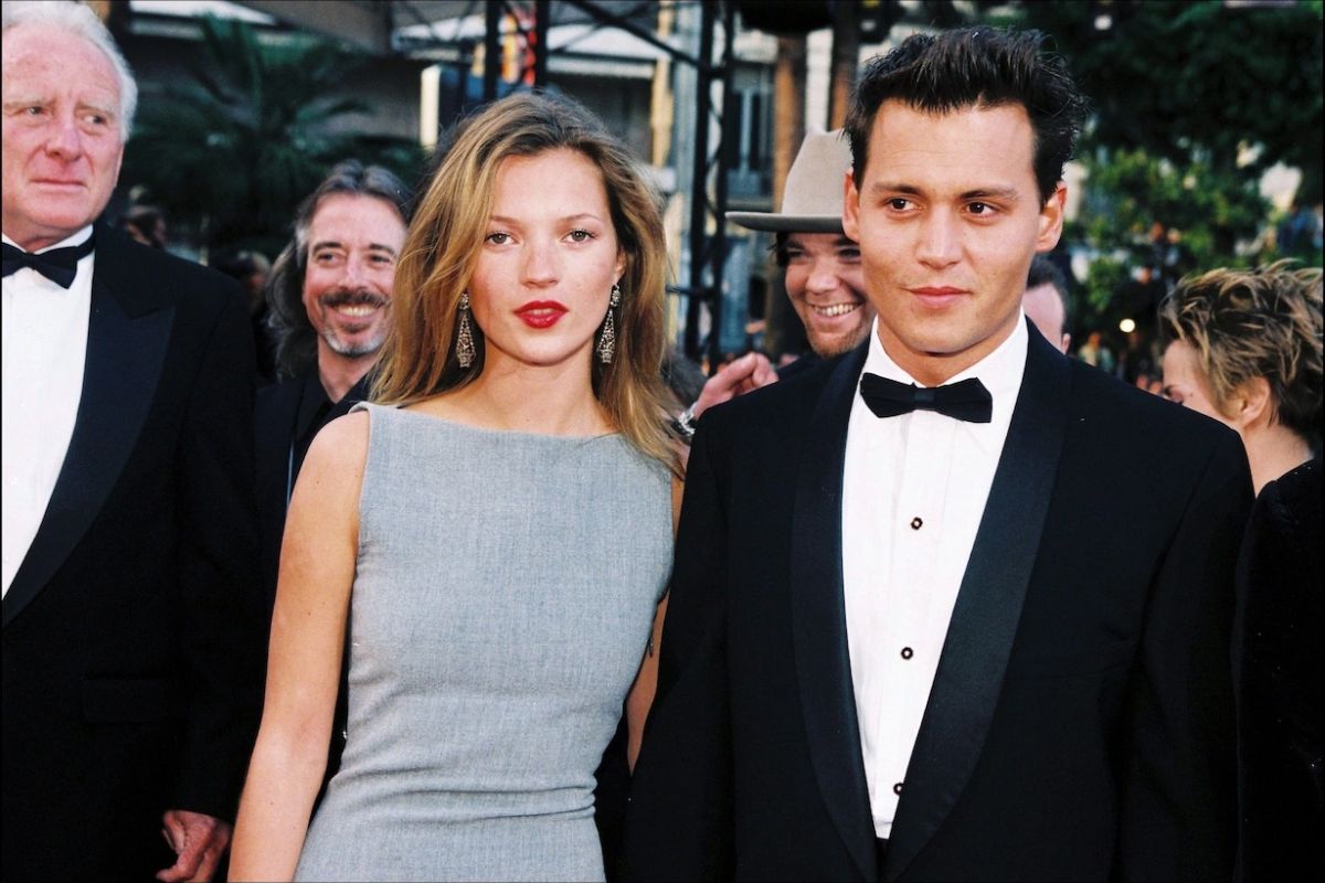 Johnny Depp and Kate Moss 