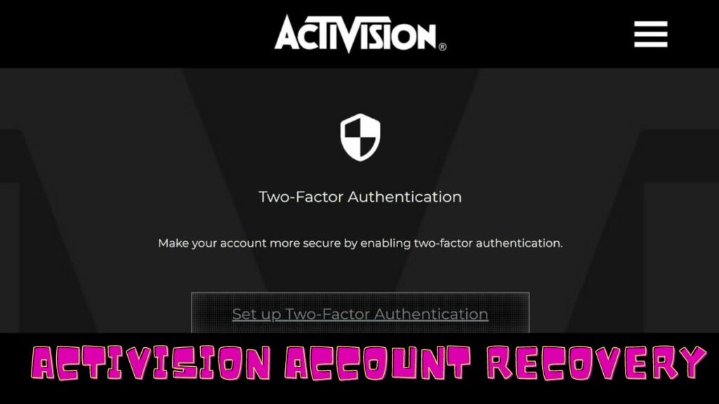 Activision Account Recovery