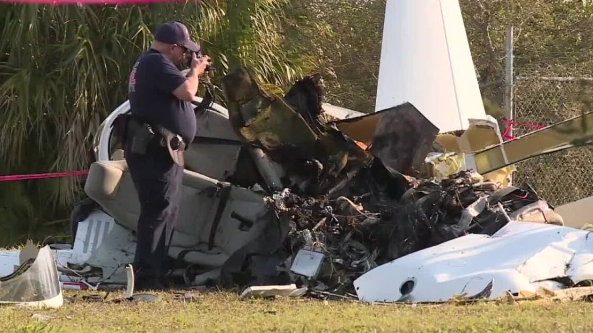 Two Persons Were Killed In A Plane Crash At Lantana Airport